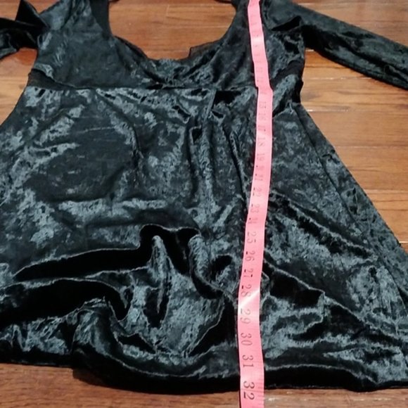 BNWT Free People Kat Velvet Mini Dress - Picture 6 of 7